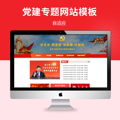 武隆区红色党史学习教育党建专题网站源码